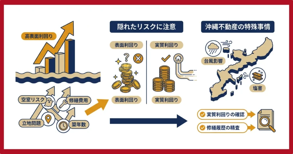 表面利回りだけを見るのはNG