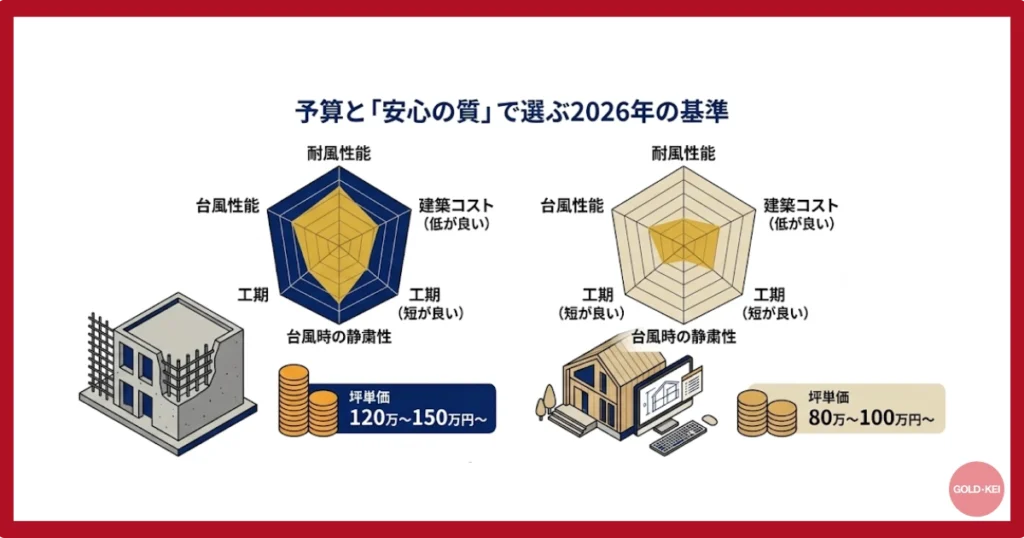 台風に強い家の予算基準