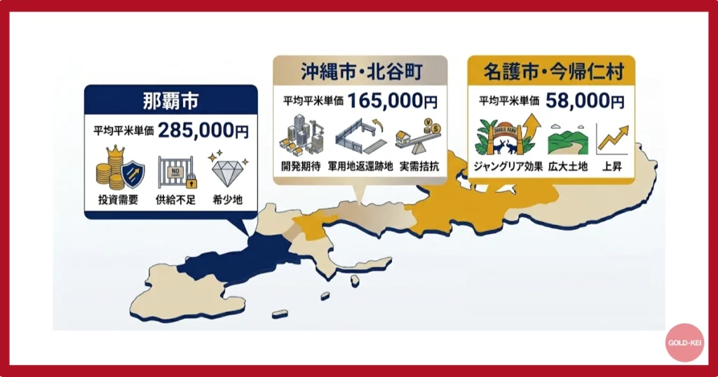 沖縄エリア別売却平均単価