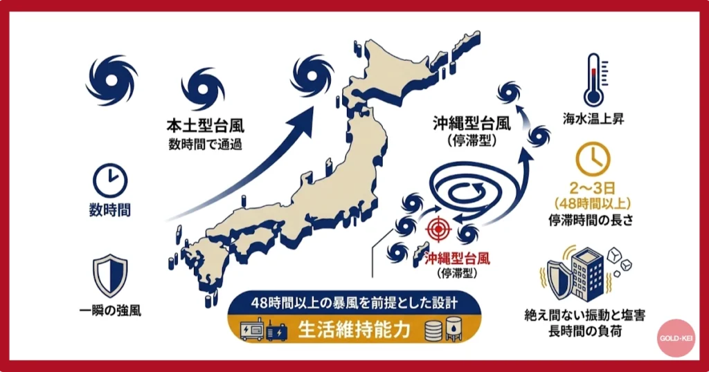 長時間暴風について