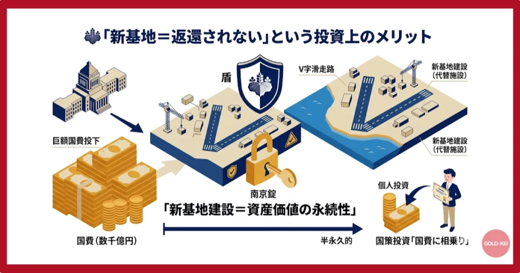 「新基地＝返還されない」という投資上のメリット
