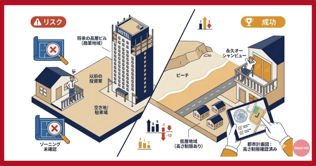 永久オーシャンビューを見つけるポイント