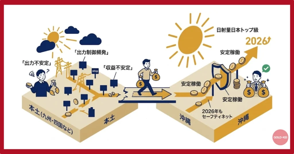 全国トップクラスの日射量と「出力制御」の低さという絶対的優位性