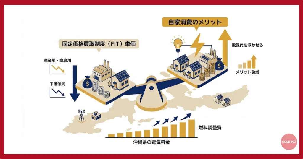 2026年の売電価格(FIT)と「自家消費モデル」への完全シフト
