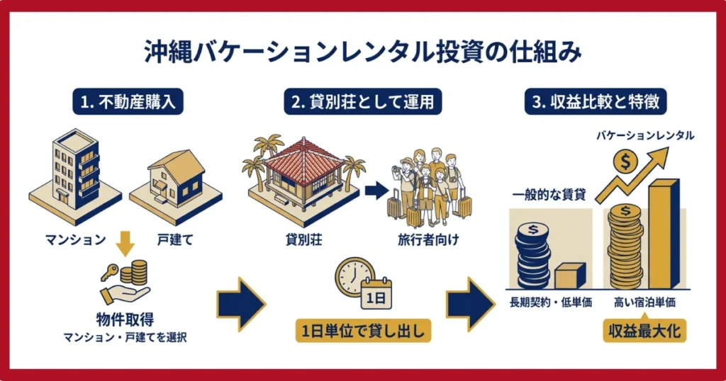 沖縄のバケーションレンタル投資とは