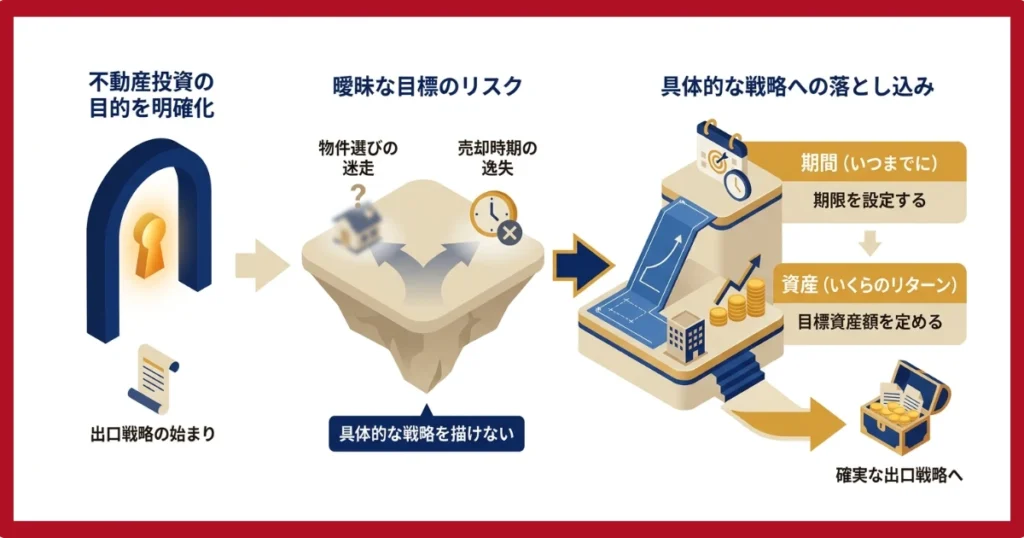 投資目標（期間・リターン）を明確にする
