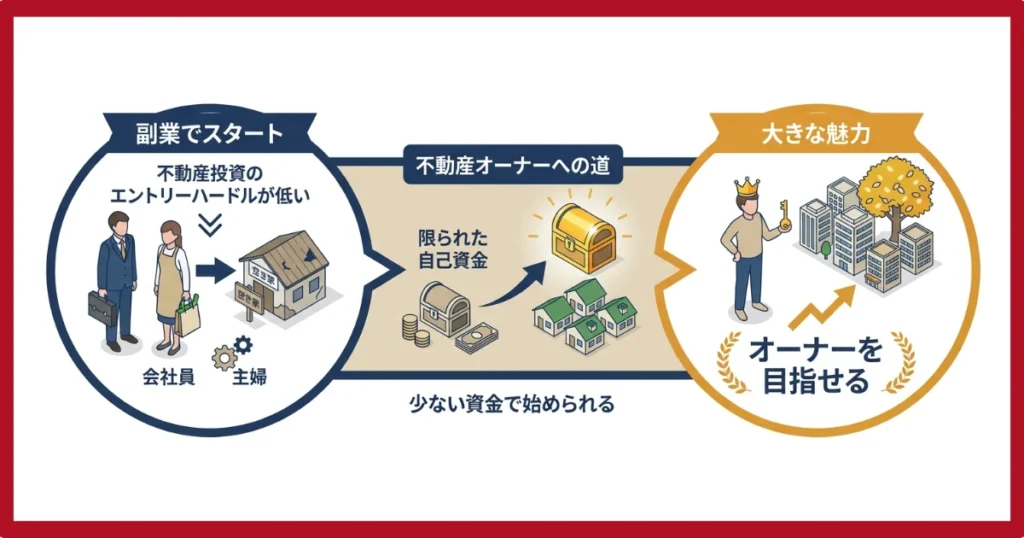 空き家投資は少額の自己資金から始められる