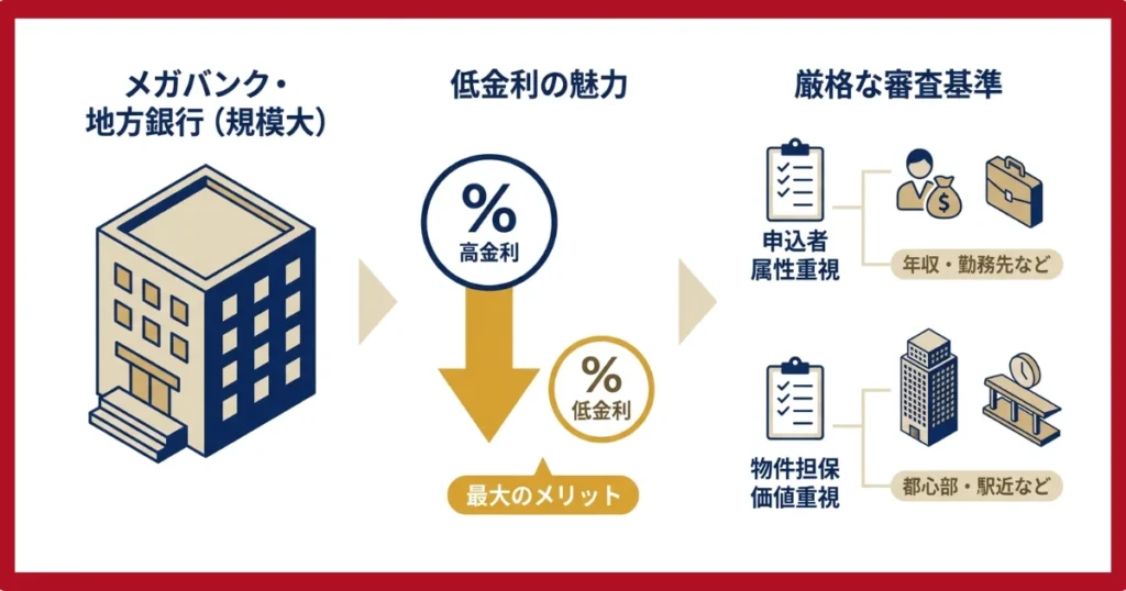 メガバンク・地方銀行の特徴