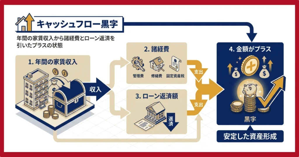 キャッシュフロー黒字とは
